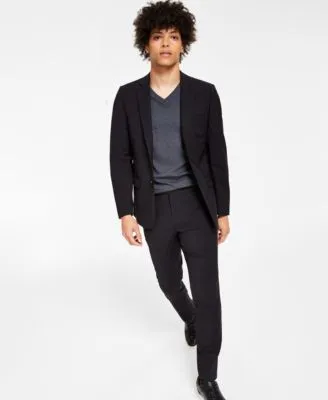Calvin Klein Mens Skinny Fit Infinite Stretch Suit Separates