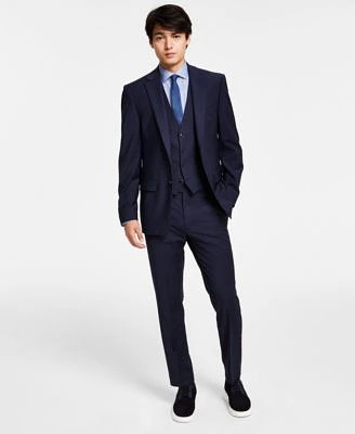 Calvin Klein Mens Slim Fit Wool Infinite Stretch Suit Separates