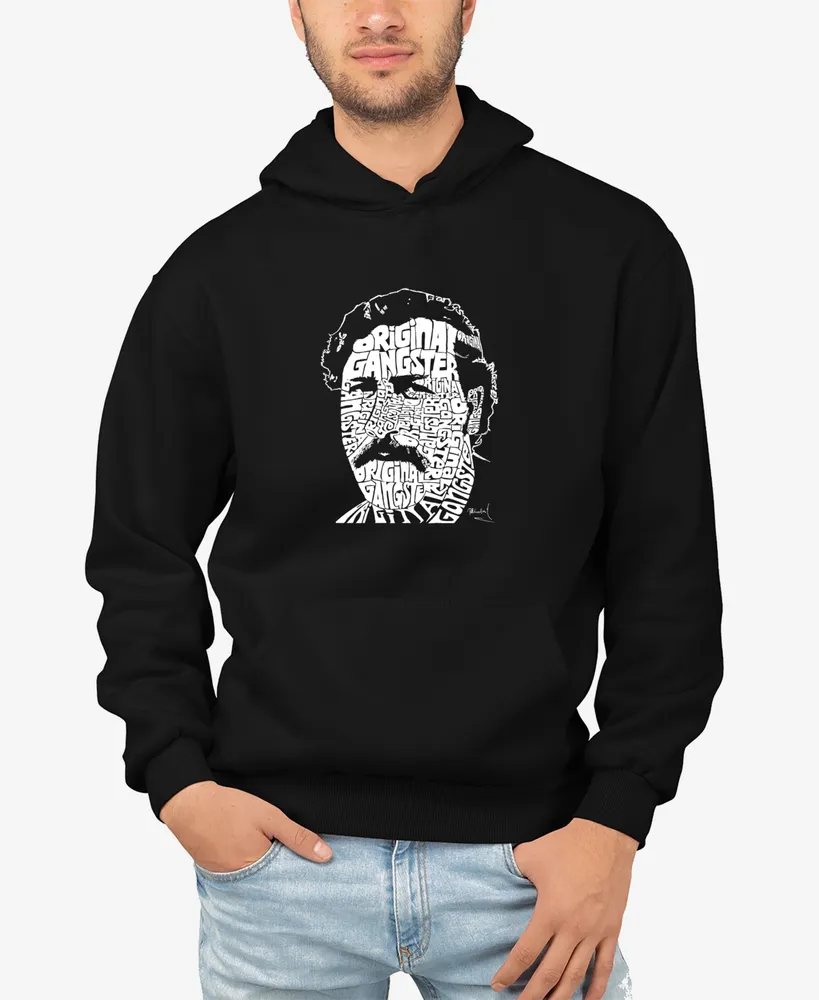 Men's Word Art Pablo Escobar Hooded Sweatshirt