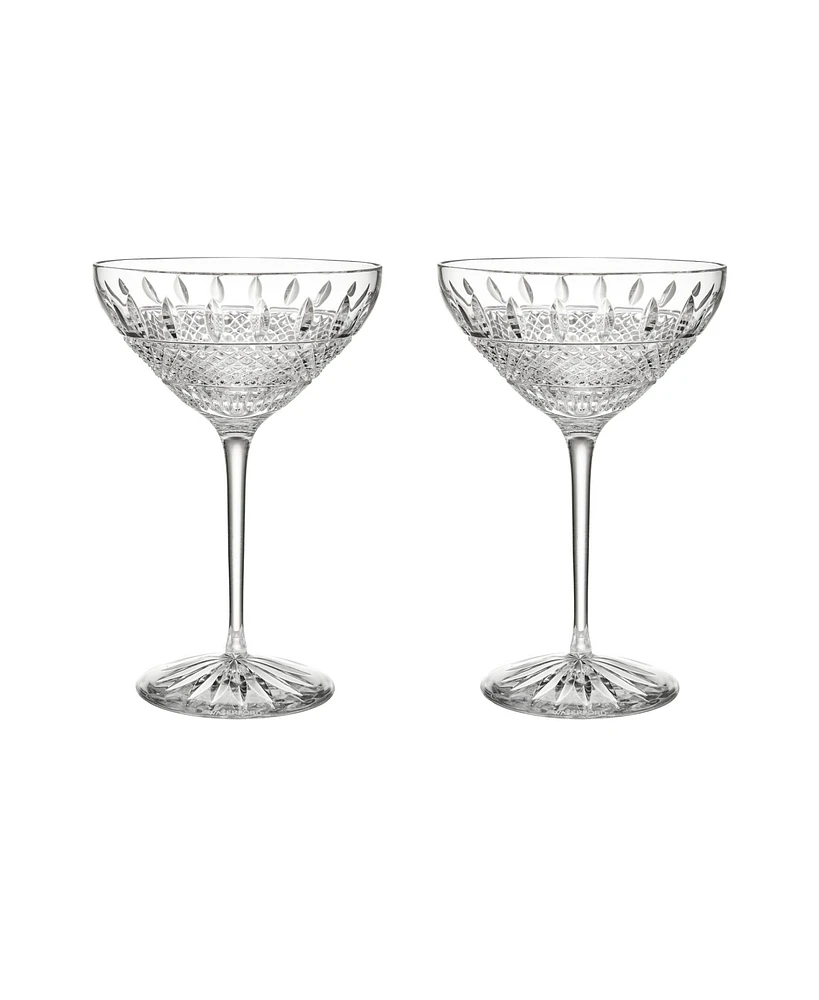 Mastercraft Irish 10 oz Lace Martini Glass, Set of 2