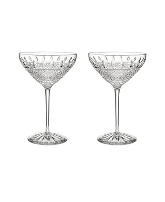 Mastercraft Irish 10 oz Lace Martini Glass, Set of 2