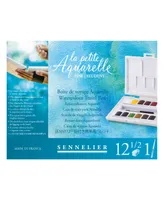 Sennelier La Petite Aquarelle Watercolor Set, 12-Color Half Pan