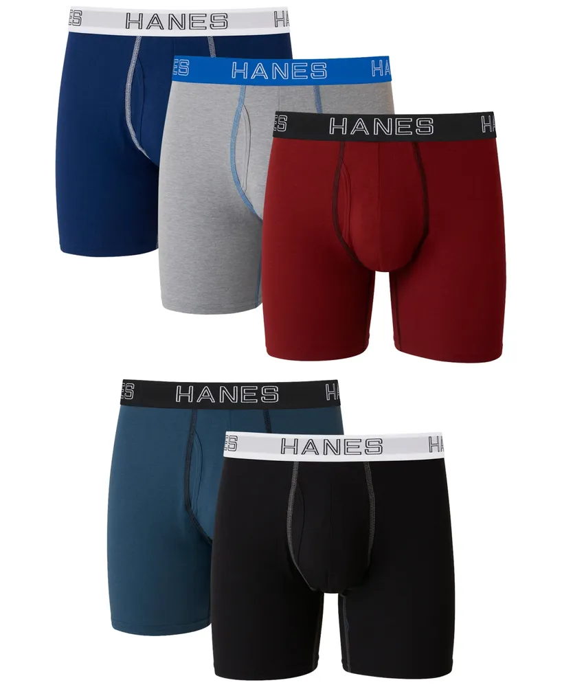 Men's Hanes Ultimate® 4+1 Bonus Pack Comfort Flex Fit Total