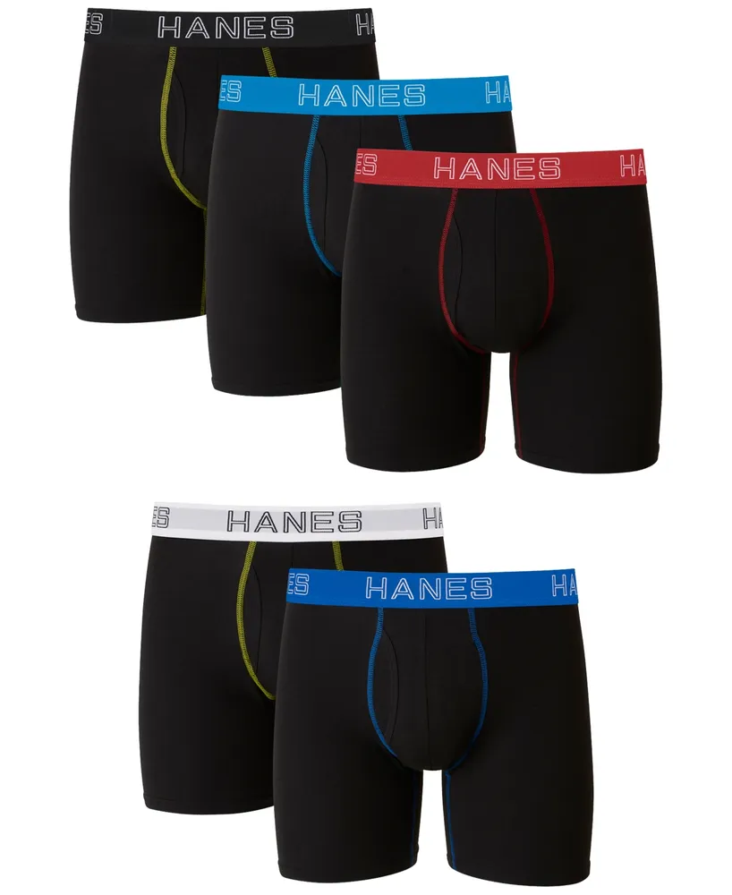 Hanes Men's 5-Pk. Ultimate Stretch Boxer Briefs