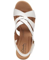 Clarks Women's Collection Giselle Beach Slingback Wedge Sandals