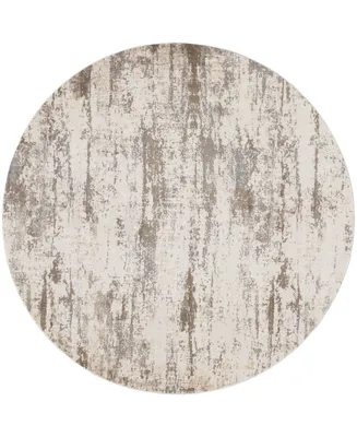 Feizy Parker R3719 7'9" x 7'9" Round Area Rug