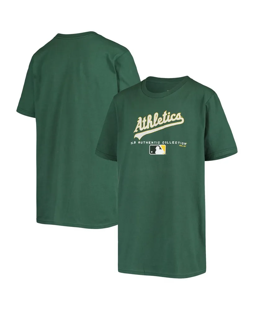 Youth Stitches Green/White Oakland Athletics Combo T-Shirt Set