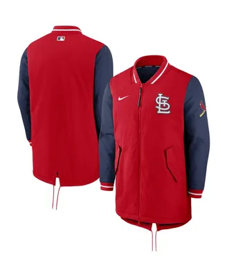 Men's Nike Red St. Louis Cardinals Dugout Performance Full-Zip Jacket
