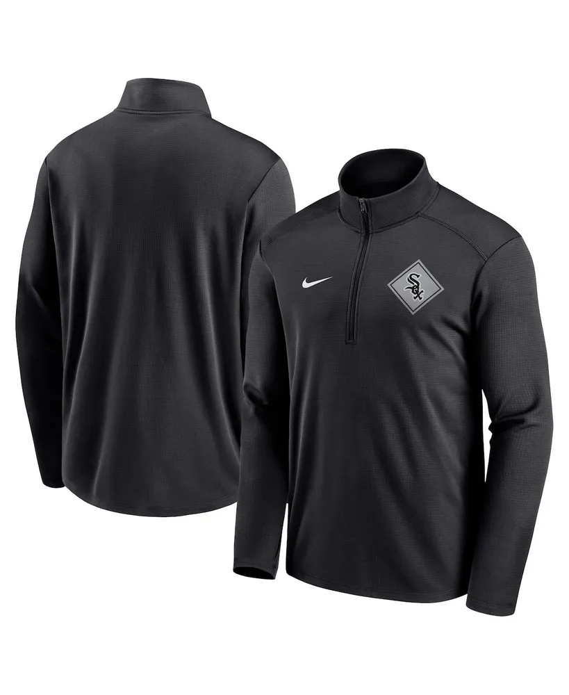 nike men's white quarter zip