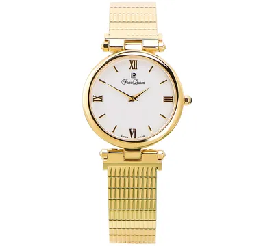 Pierre Laurent Women's Swiss Stainless Steel & Gold-Plated Stainless Steel Strap Watch 24mm
