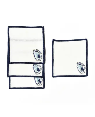 Coton Colors Oyster Cocktail Napkins, Set of 4