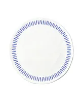 Coton Colors Iris Blue Drop Round Placemat, Set of 4