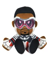 Bleacher Creatures Marvel Captain America (Falcon Cap) 8" Kuricha Sitting Plush - Soft Chibi Inspired Toy