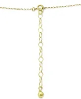 Giani Bernini Cubic Zirconia Bee Pendant Necklace in 18k Gold-Plated Sterling Silver, 16" + 2" extender, Created for Macy's