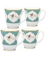 Noritake Lodi's Morning 12.5 Oz Mugs, Set of 4