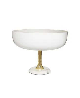 Footed Marble Bowl - Gold