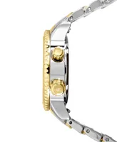 Abingdon Co. Women's Elise Tri-Time Two-Tone Stainless Steel Bracelet Watch 33mm - Tahitian Two