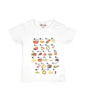 Mixed Up Clothing Little Girls Alphabet Printed T-shirt