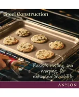 Anolon Advanced Bakeware Nonstick Cookie Sheets, Set of 2
