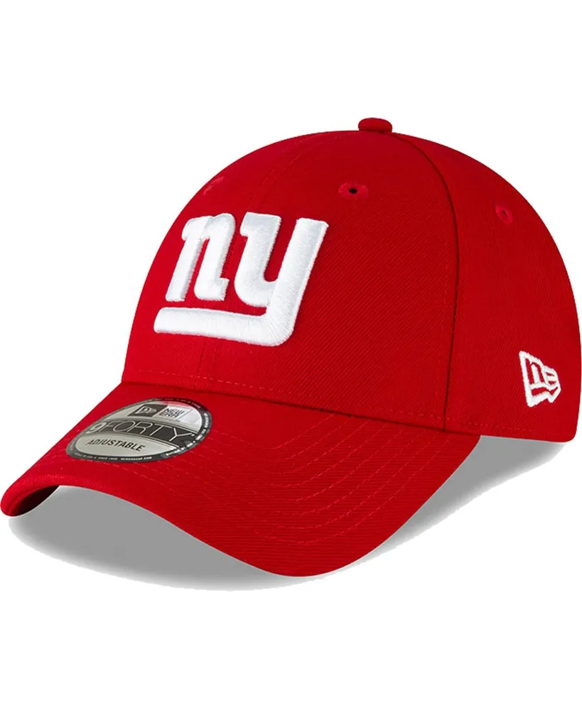 Men's New Era Red New York Giants 9FORTY The League Adjustable Hat