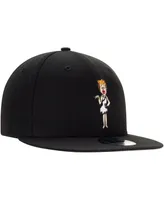 Men's New Era Black The Flintstones Wilma 9FIFTY Snapback Adjustable Hat