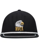 Men's Rvca Black Flight Snapback Hat