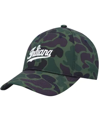 Men's adidas Camo Indiana Hoosiers Military-Inspired Appreciation Slouch Adjustable Hat