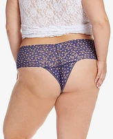 Hanky Panky Printed Plus Retro Thong Underwear