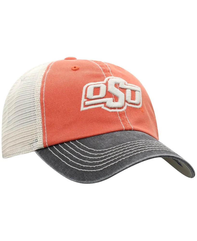 Men's Top of the World Orange Oklahoma State Cowboys Offroad Trucker Snapback Hat