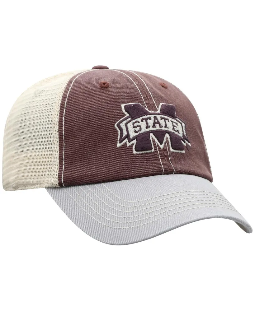 Men's Top of the World Maroon Mississippi State Bulldogs Offroad Trucker Snapback Hat