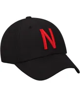 Men's Top of the World Black Nebraska Huskers Staple Adjustable Hat