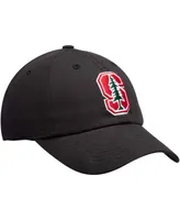 Men's Top of the World Black Stanford Cardinal Primary Logo Staple Adjustable Hat