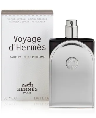 Voyage d'Hermes Pure Perfume, Parfum Refillable Spray, 1.18 oz.