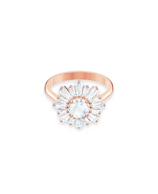 Swarovski Sunshine Rose Gold Tone Plated Ring