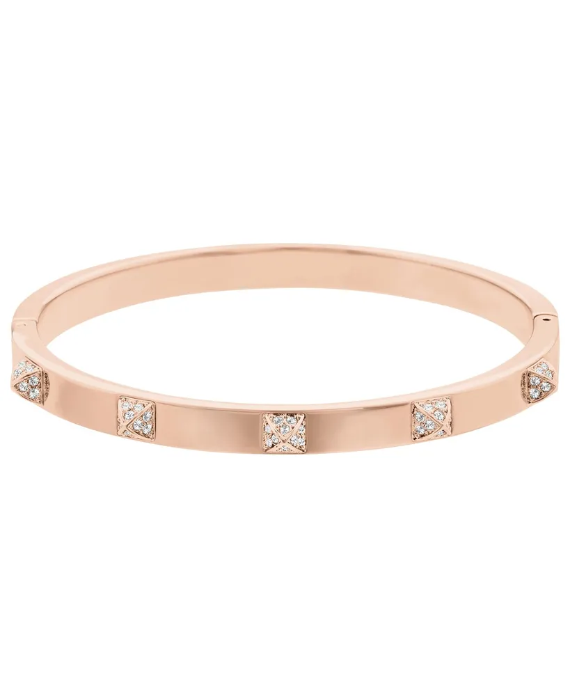 Swarovski Tactic Rose Gold Tone Plated Bangle