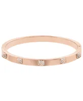 Swarovski Tactic Rose Gold Tone Plated Bangle