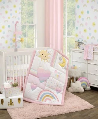 Nojo Happy Days Rainbows Sunshine Nursery Crib Bedding