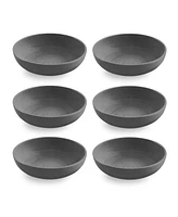 Abode Homewares 8" Planta Artisan 6-Piece Low Bowl Set