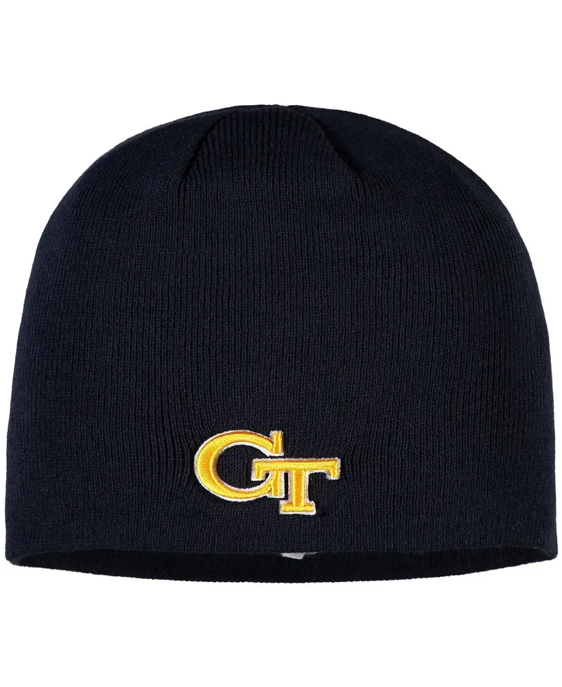 Men's Top of The World Navy Georgia Tech Yellow Jackets Ezdozit Knit Beanie