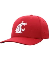 Men's Top of The World Crimson Washington State Cougars Reflex Logo Flex Hat