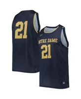 Men's Under Armour #21 Navy Notre Dame Fighting Irish Alternate Replica Basketball Jersey