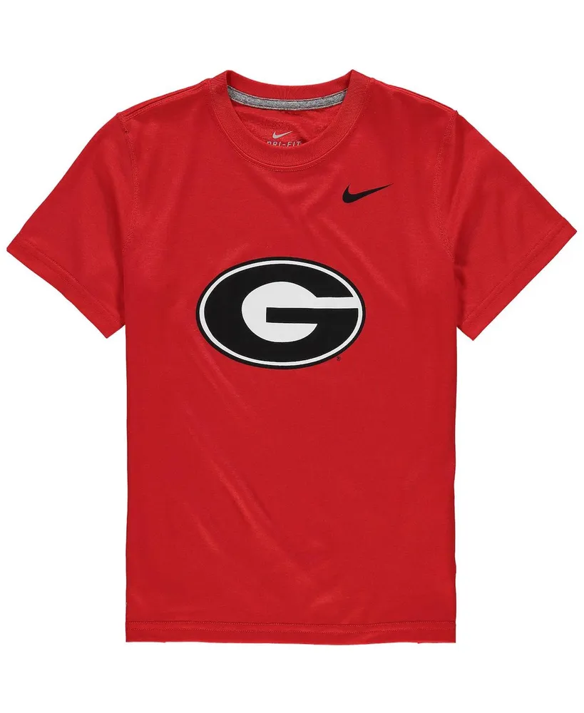 Big Boys Nike Red Georgia Bulldogs Logo Legend Dri-fit T-shirt