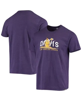 Men's Anthony Davis Purple Los Angeles Lakers Player Graphic T-shirt