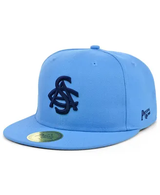 Men's Physical Culture Light Blue Smart Set Athletic Club of Brooklyn Black Fives Fitted Hat