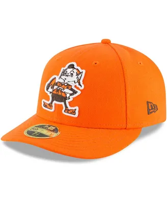 Men's Cincinnati Bengals New Era Orange Omaha Throwback Low Profile 59FIFTY  Fitted Hat