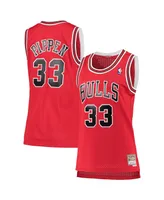 Women's Mitchell & Ness Scottie Pippen Red Chicago Bulls 1997-98 Hardwood Classics Swingman Jersey