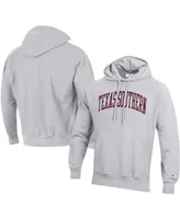 Men's Champion Gray Texas Southern Tigers Tall Arch Pullover Hoodie