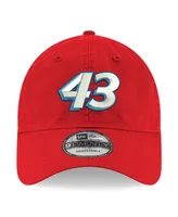 Men's New Era Red Erik Jones Enzyme Washed 9Twenty Adjustable Hat