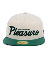 Men's Physical Culture Cream Independent Pleasure Club of New Jersey Black Fives Snapback Adjustable Hat