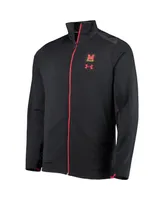 Men's Under Armour Black Maryland Terrapins 2021 Sideline Command Full-Zip Jacket